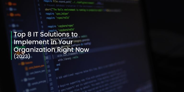 Top 8 It Solutions