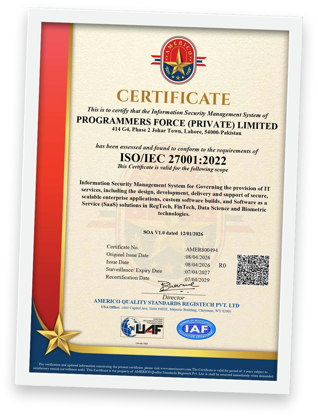 Certificate Image